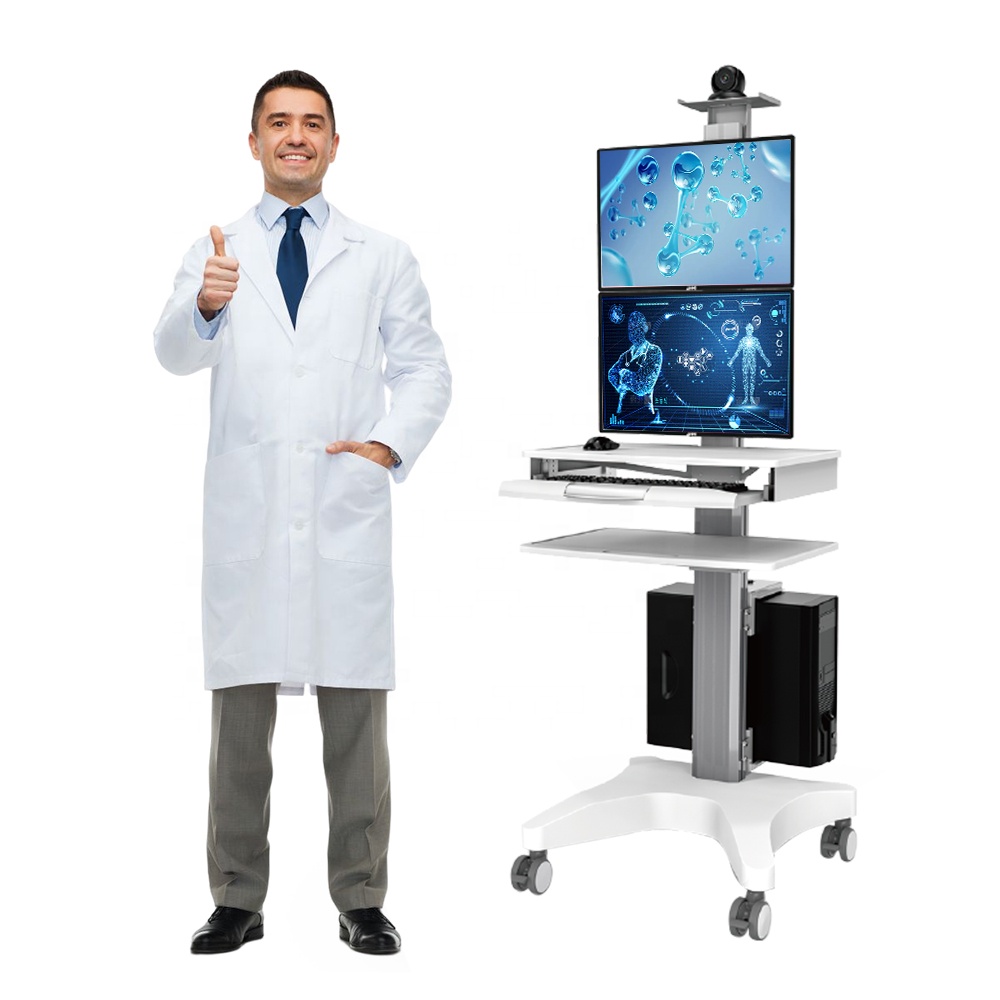Medical Lab Officer - Wózek medyczny z tworzywa ABS, mobilny,