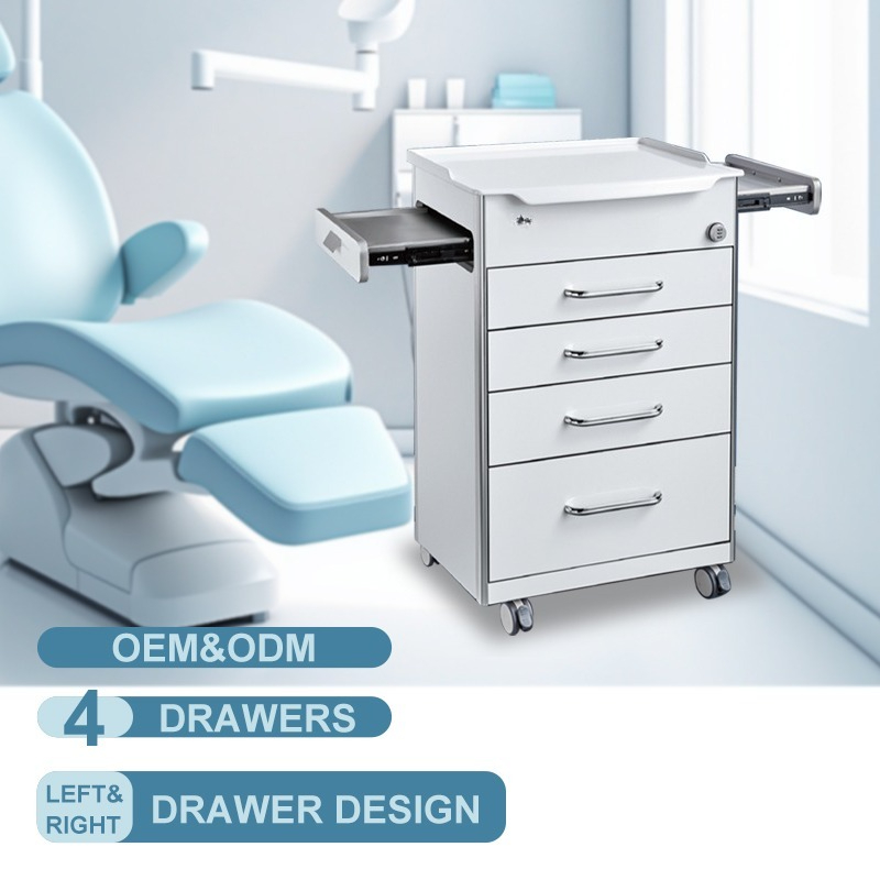 Medical Lab Officer - Szafka dentystyczna z 6 szufladami, mobilny