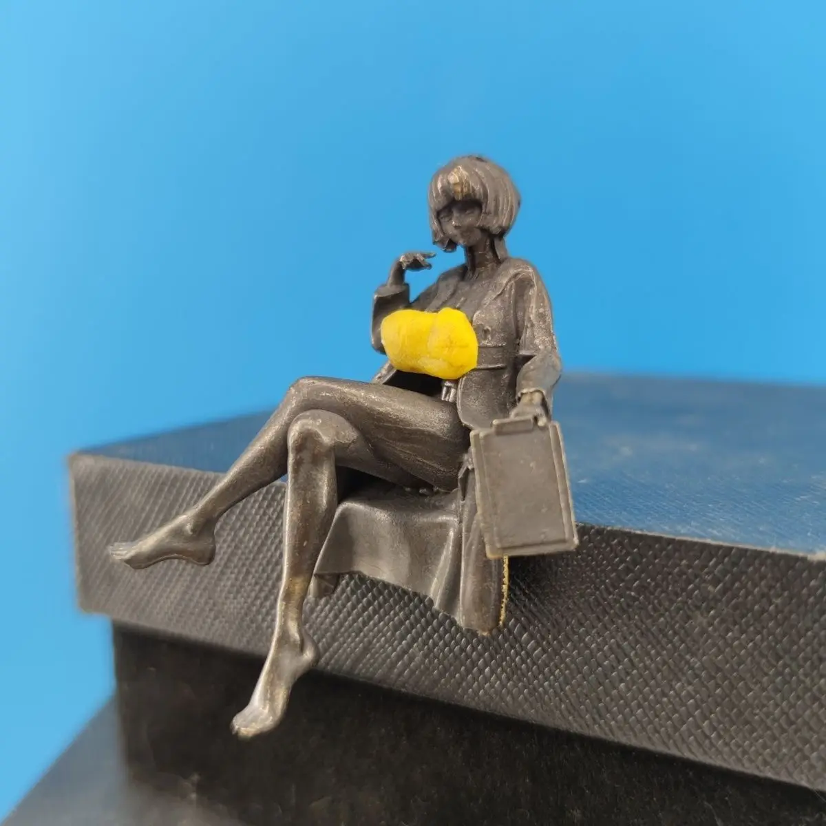 6 cm Antyczna Mosiężna Figurka – Medical Lab Officer recenzja i cena