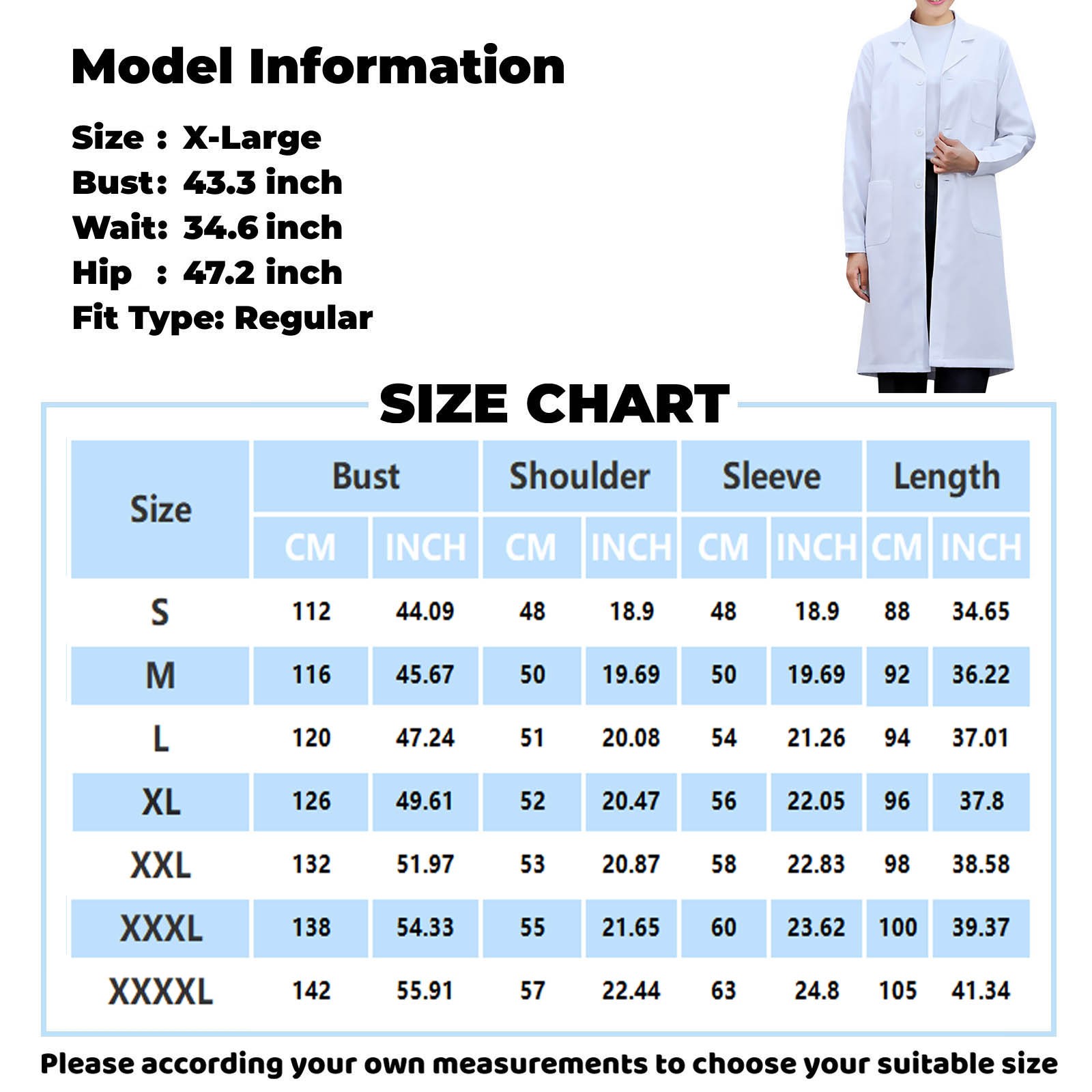 Biały fartuch laboratoryjny dl – Medical Lab Coat recenzja i cena