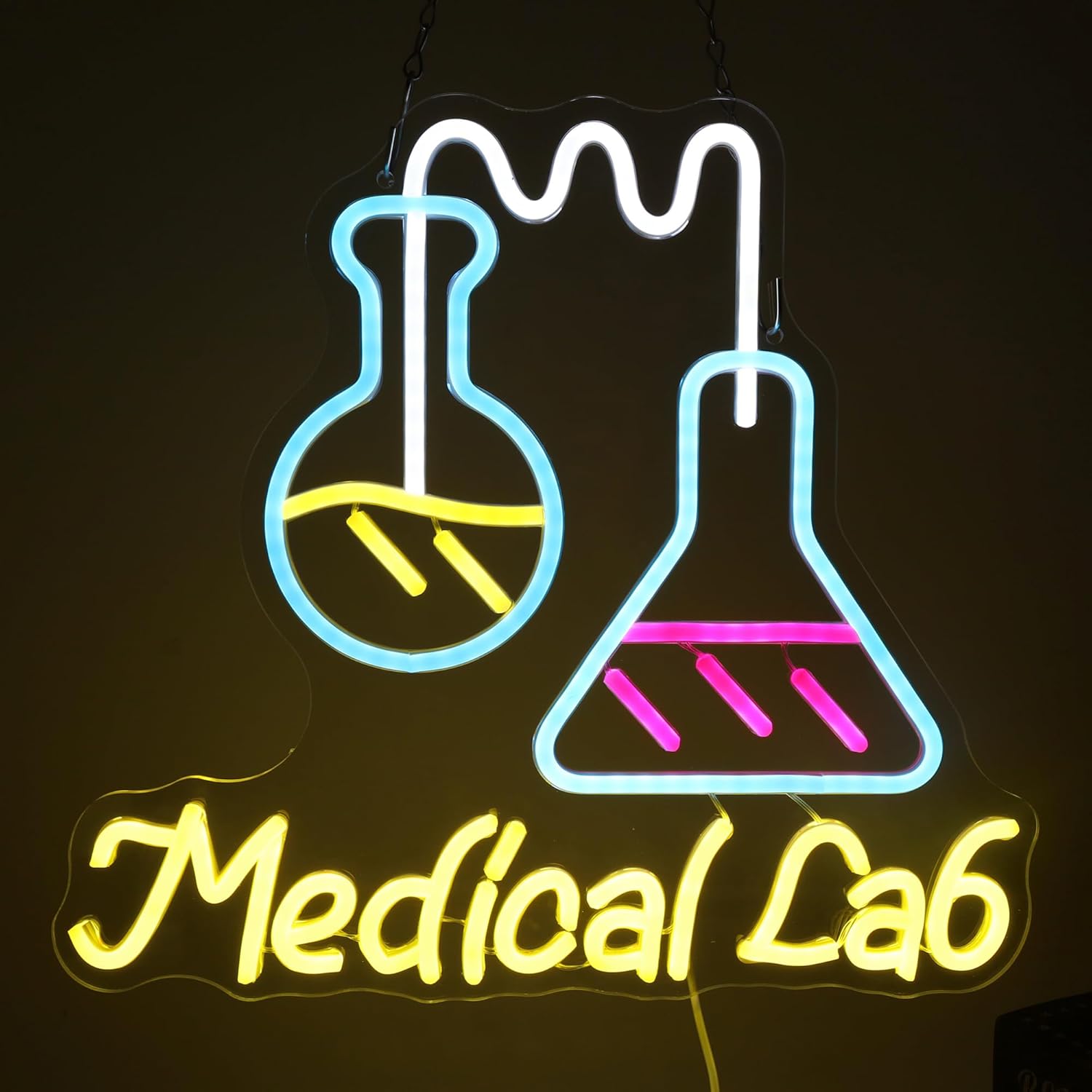 Neonowy znak laboratoryjny, za – Medical Lab And Science recenzja i cena