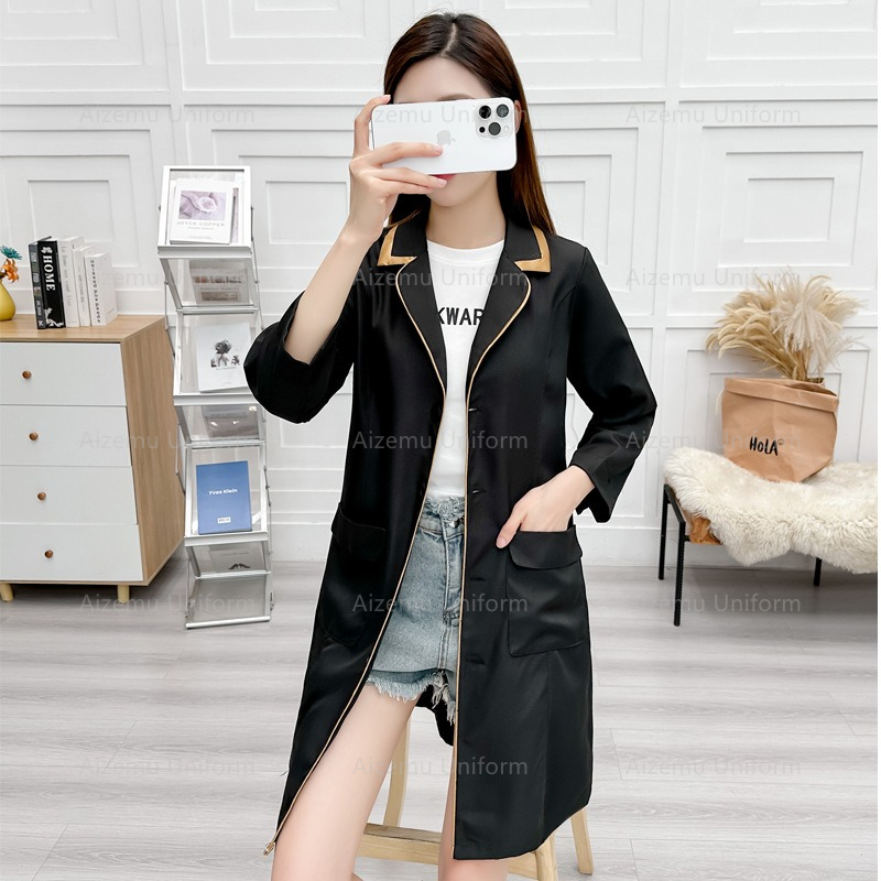 czarny mundurek kosmetyczny z  – Medical Lab Coat recenzja i cena