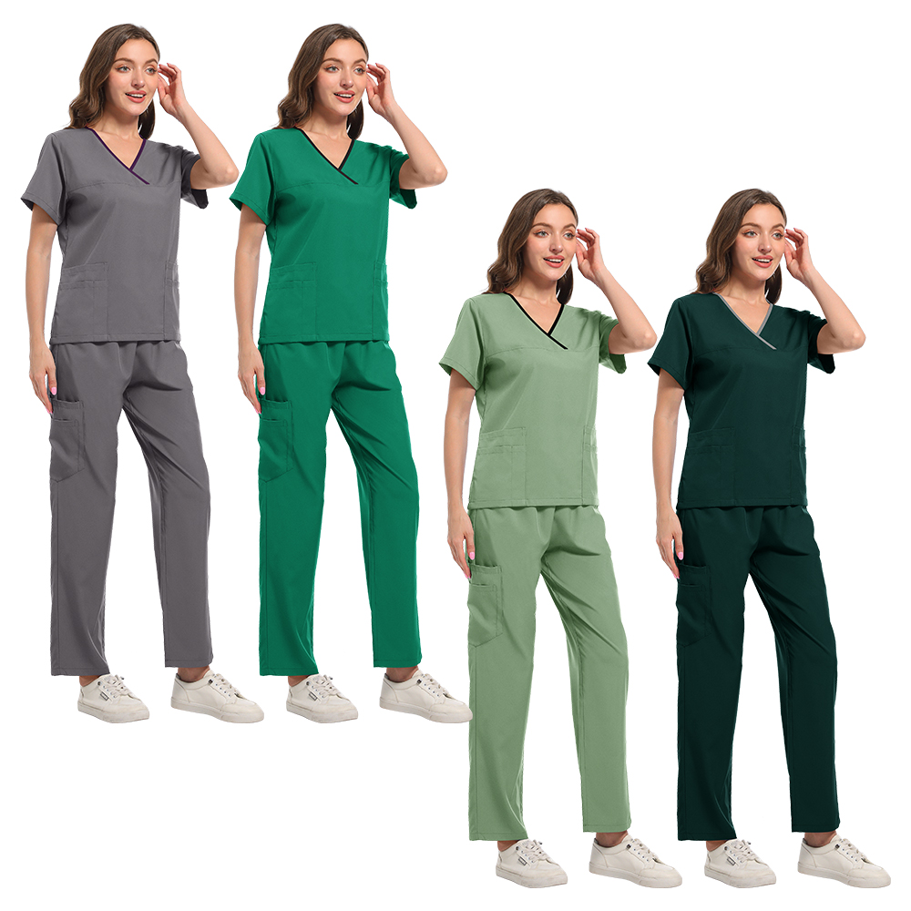 Plus Size Scrubs Set Women Med – Medical Lab Coat recenzja i cena