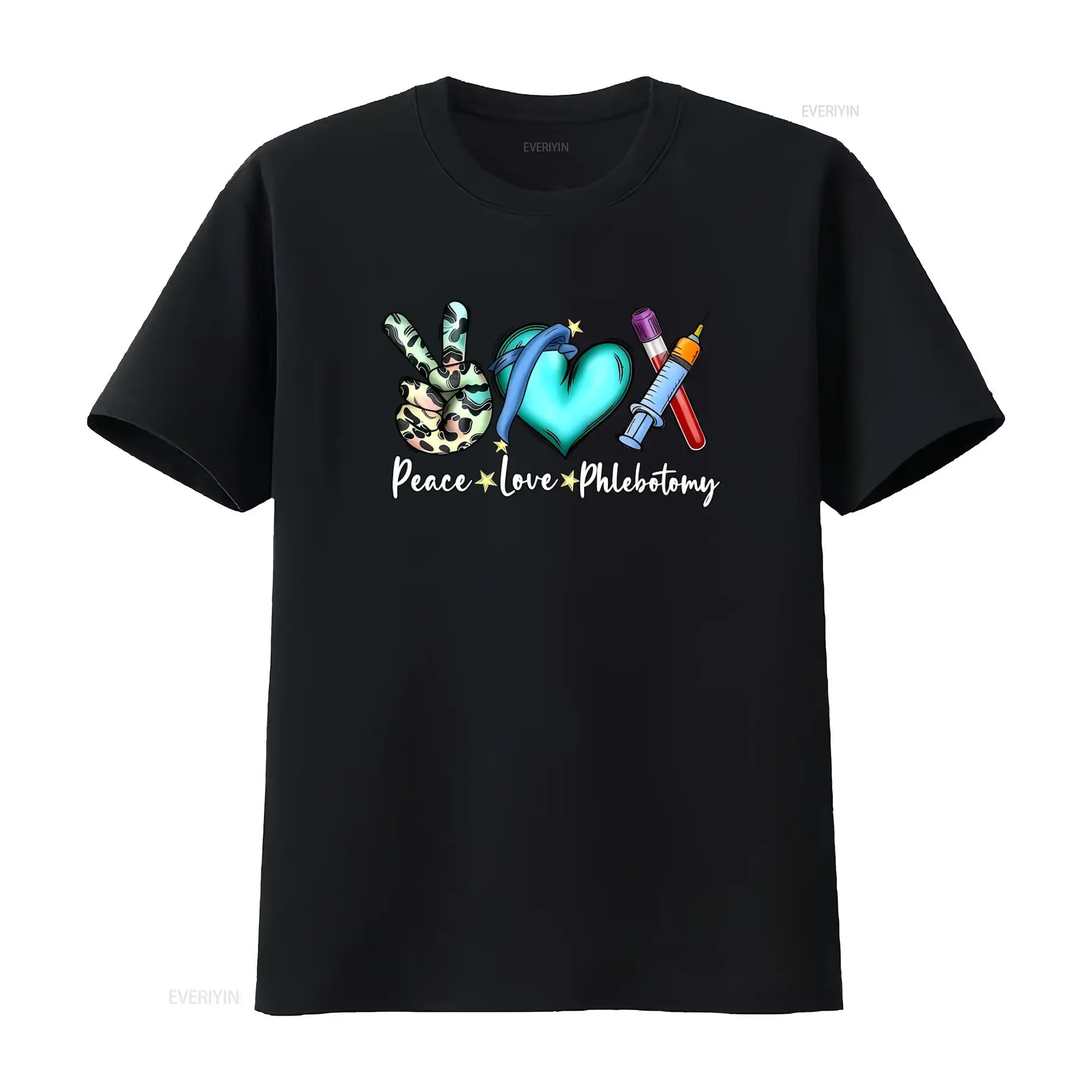 Koszulka Peace Love Phlebotomy – Medical Lab Design recenzja i cena